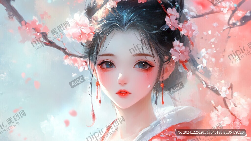 板绘少女