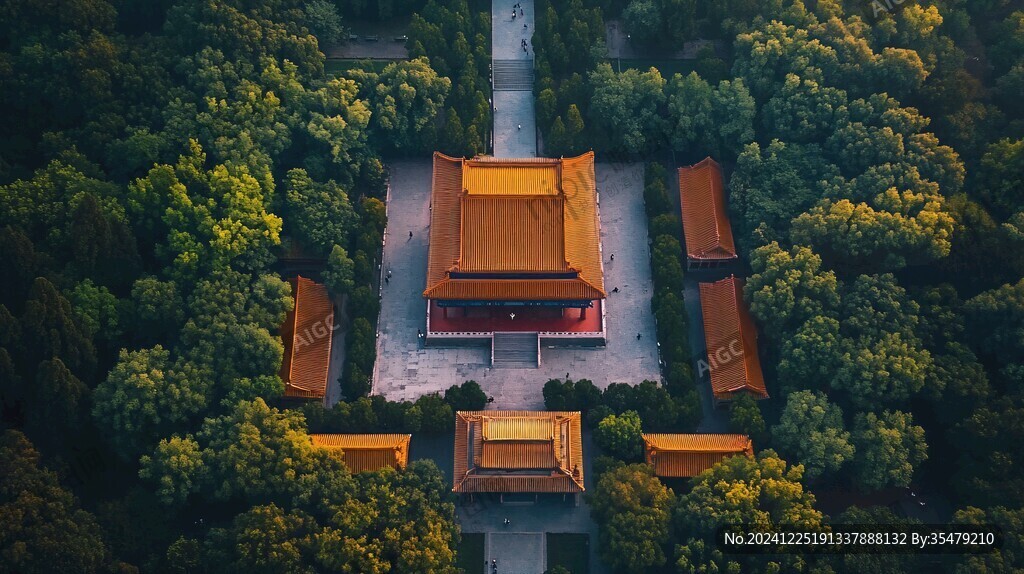 中轴线俯拍