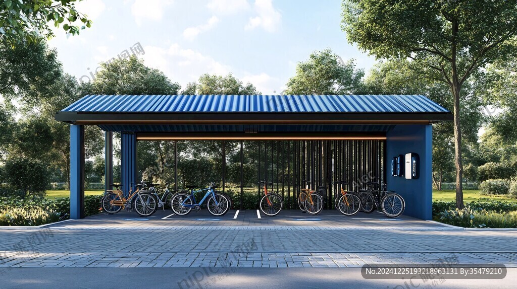 自行车车亭