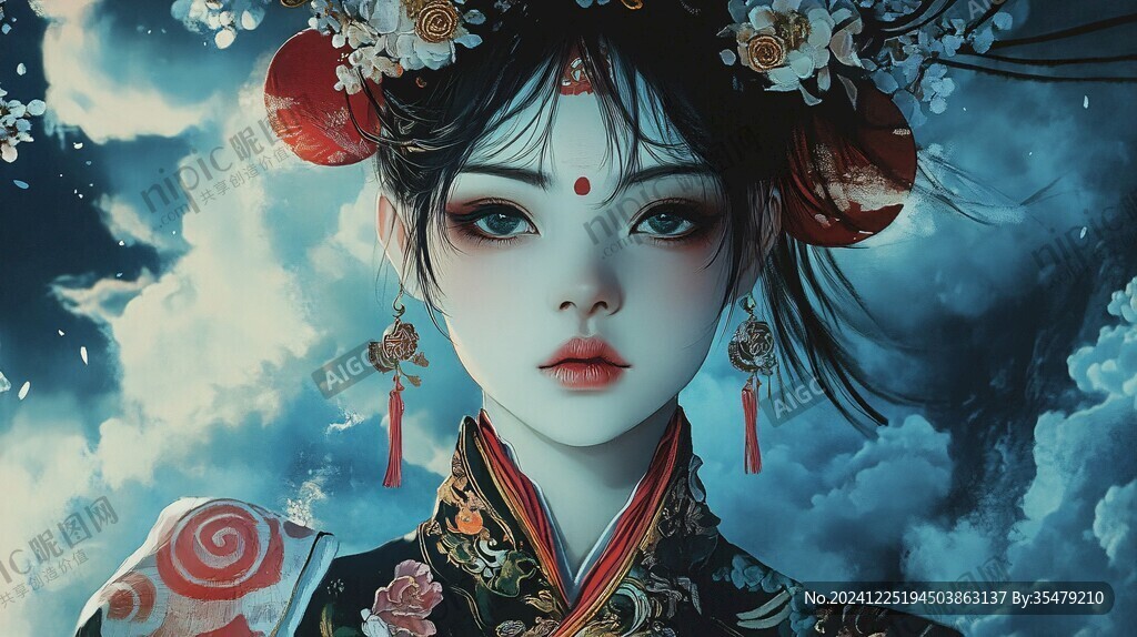 插画艺妓