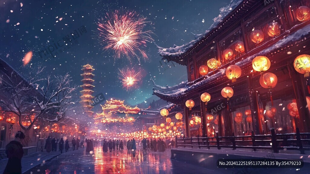 横店插画