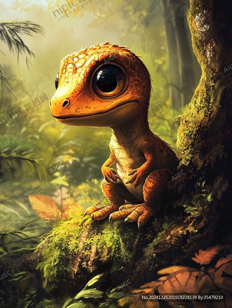 呆萌小恐龙形象