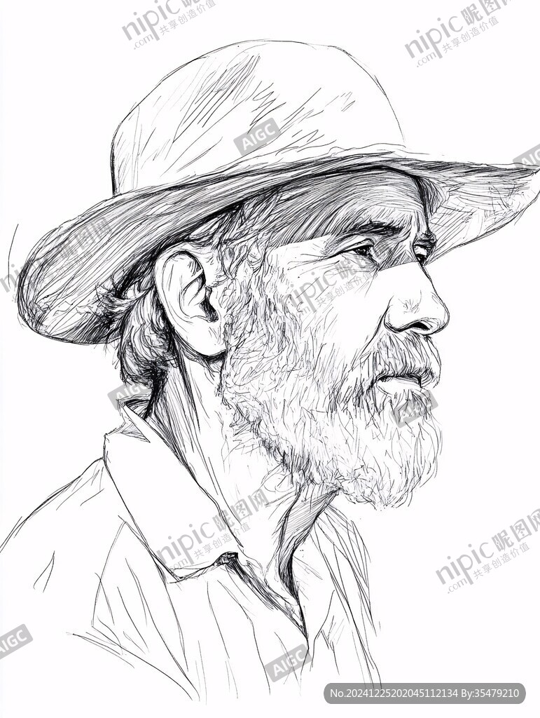 新西兰素描线描鼠绘
