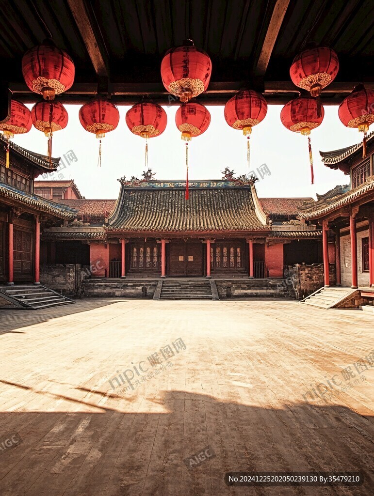 横店影视城内景