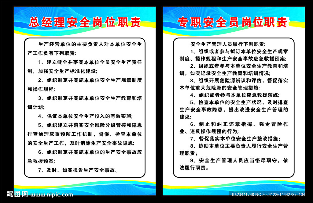 总经理安全岗位职责 专职安全员