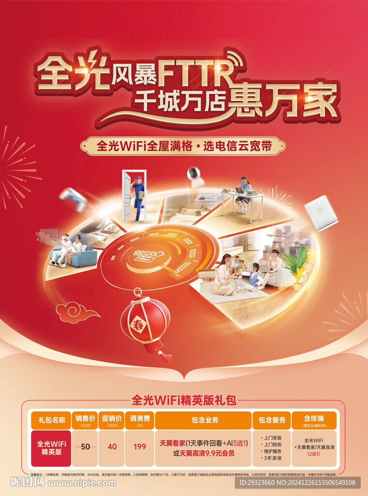 全光风暴FTTR千城万店惠万家