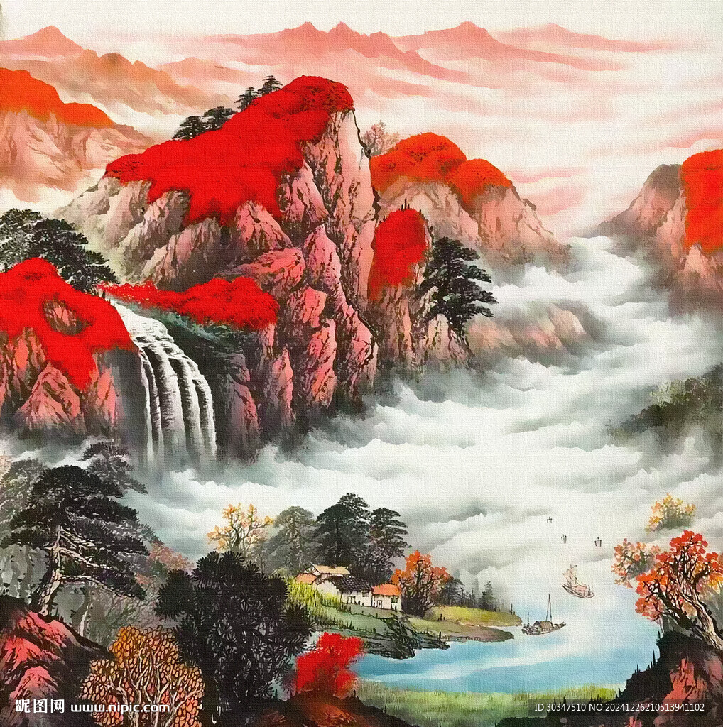 鸿运当头风景画