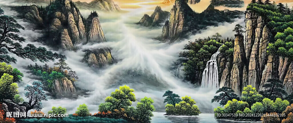 山水画风景画
