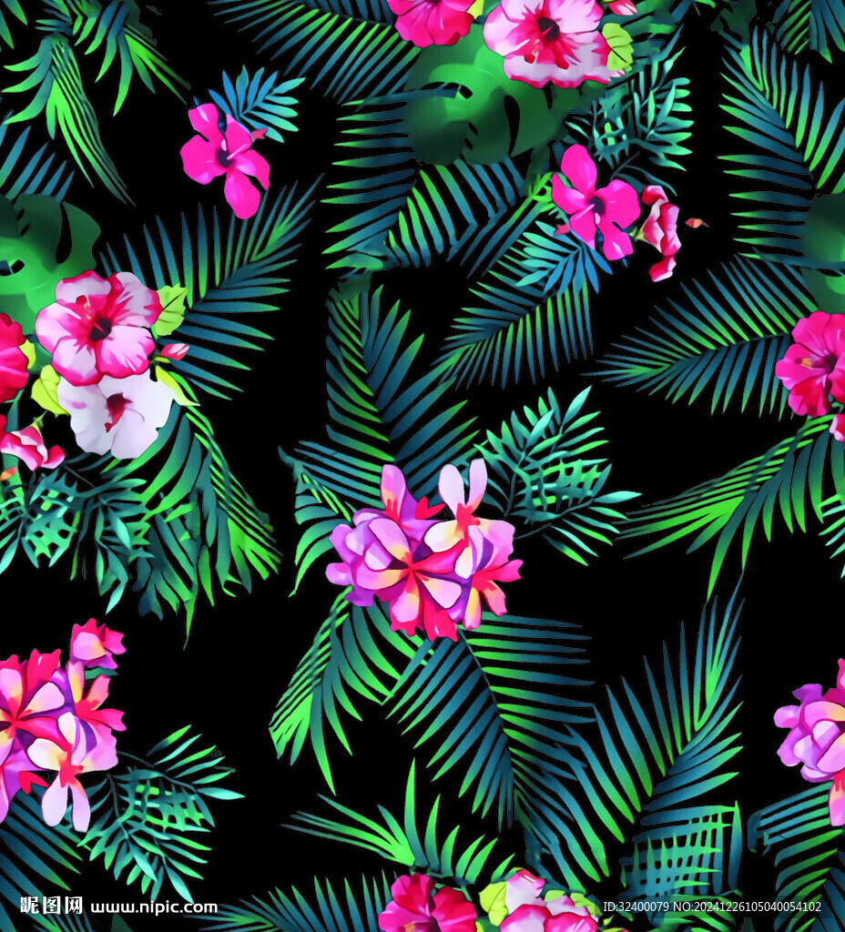 热带花
