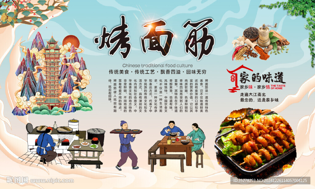 烤面筋