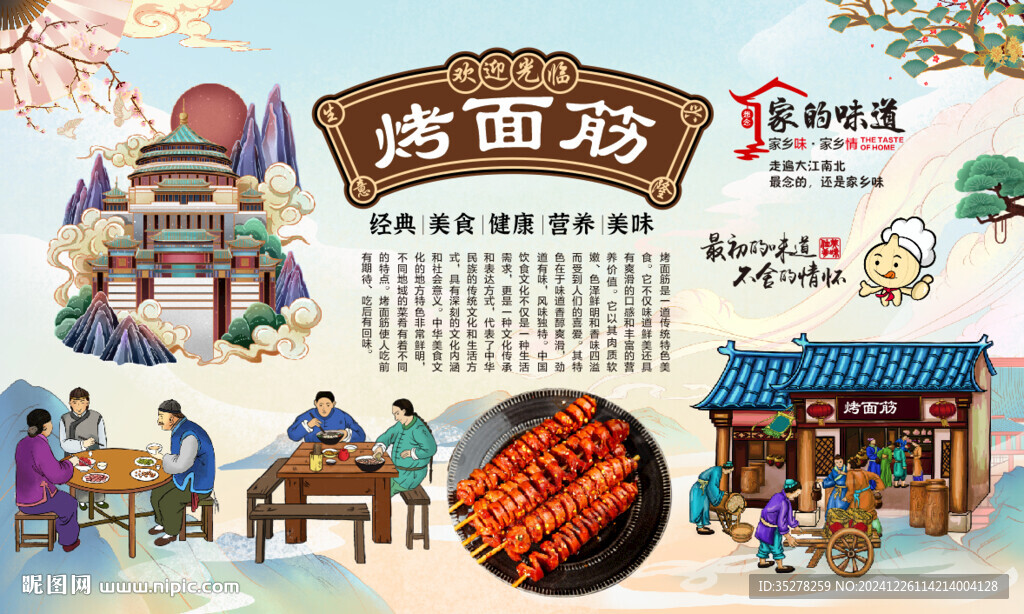 烤面筋