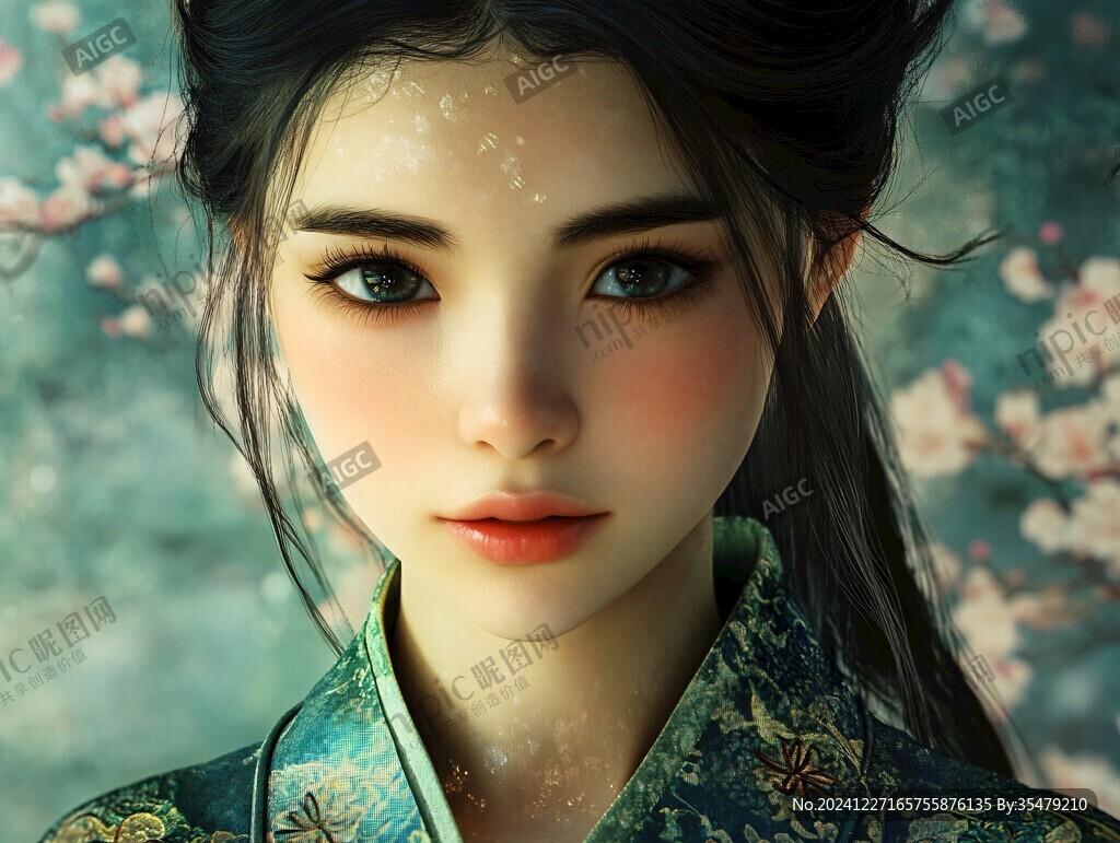 写实人物插画