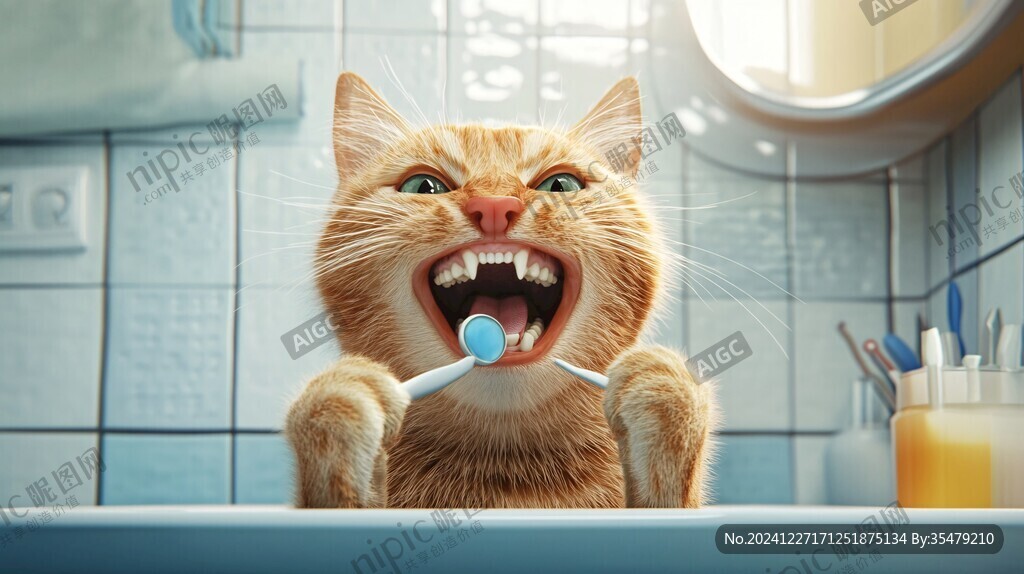 3d卡通猫咪