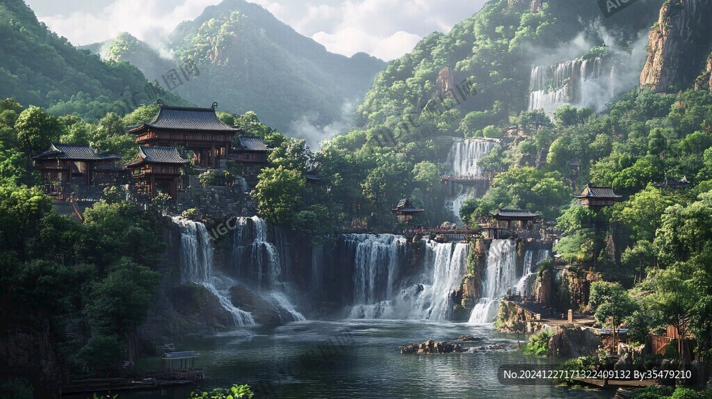 古风场景概念图