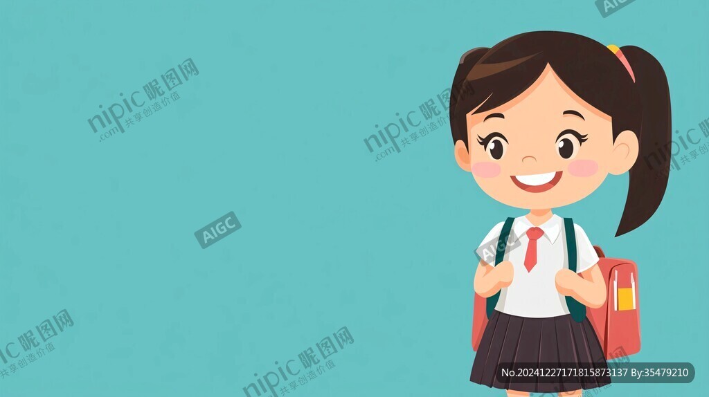 开学人物小学生