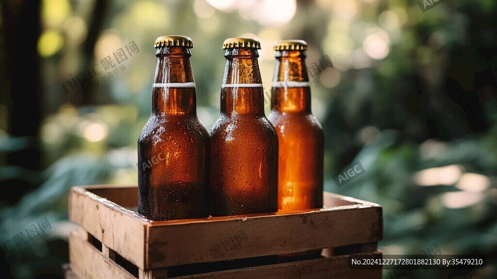 高清啤酒瓶