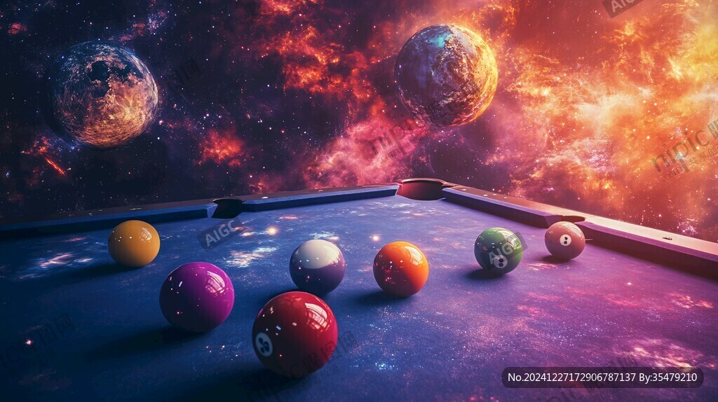 桌球背景图