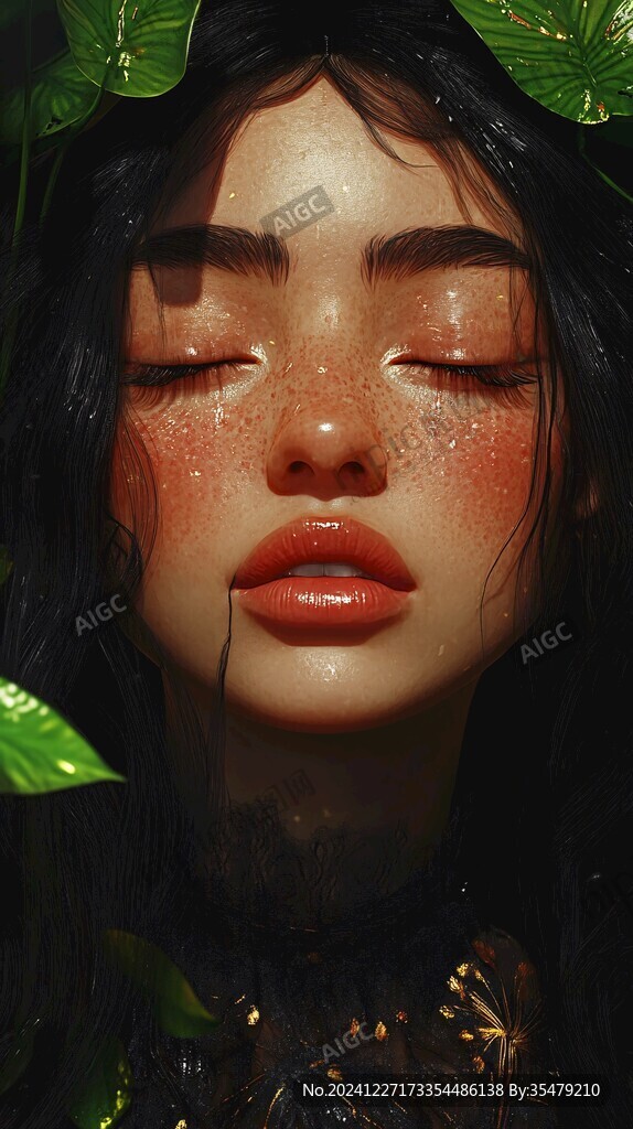 写实人物插画