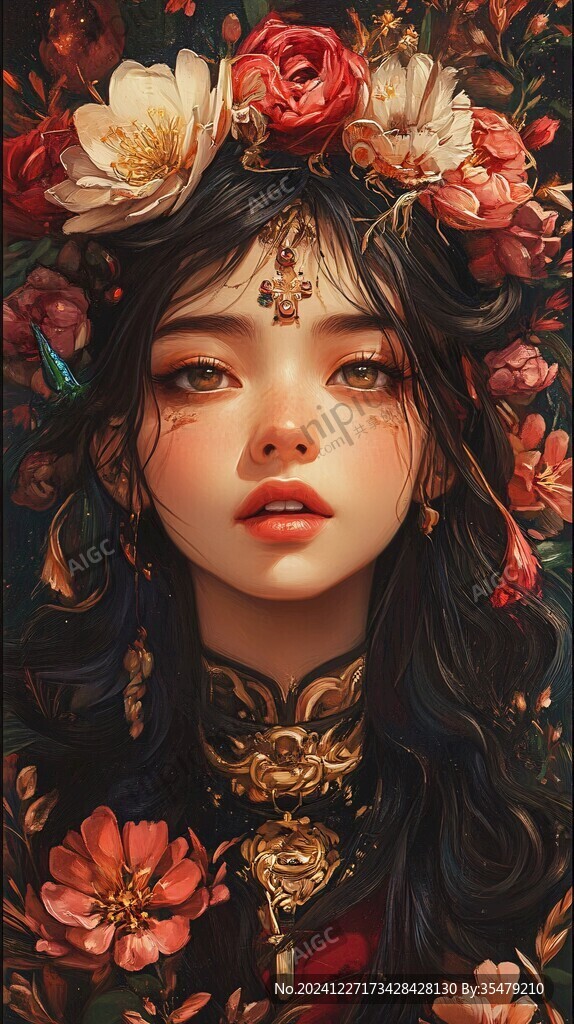 厚涂少女