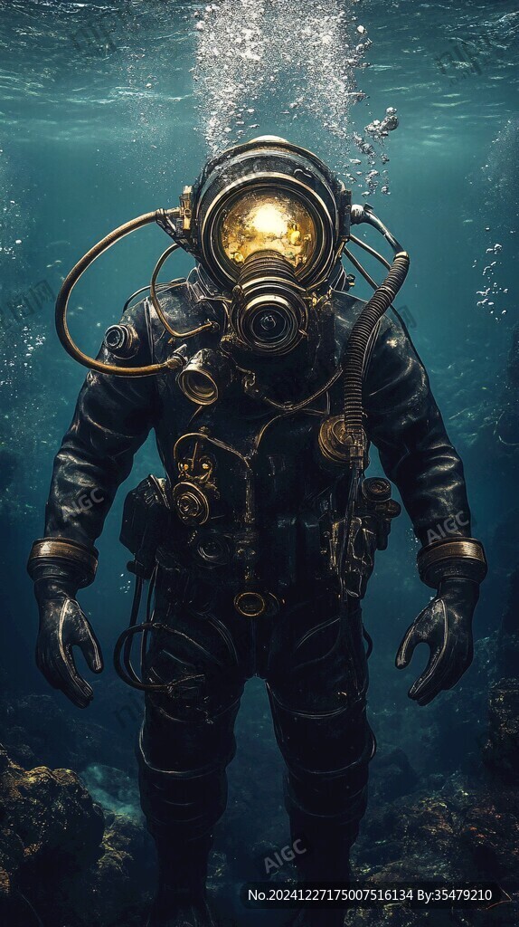 潜水海报潜水广告