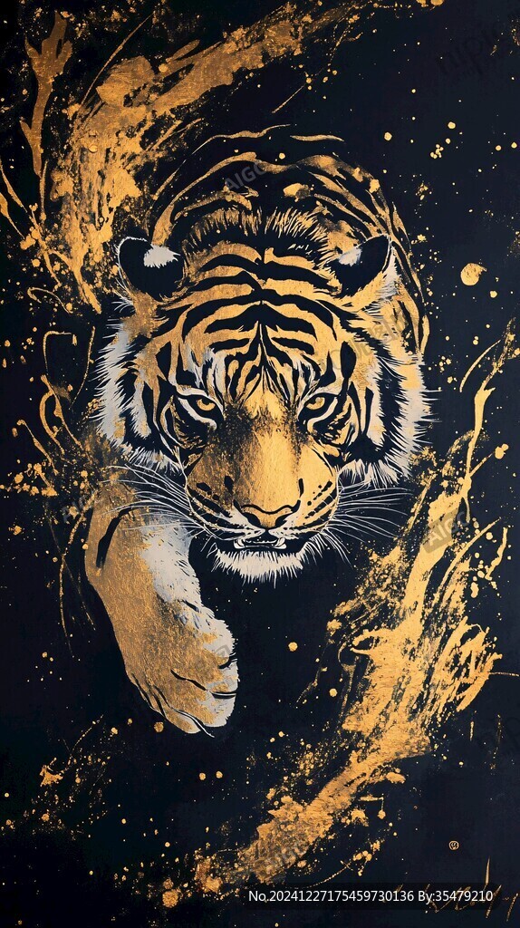 虎系列插画