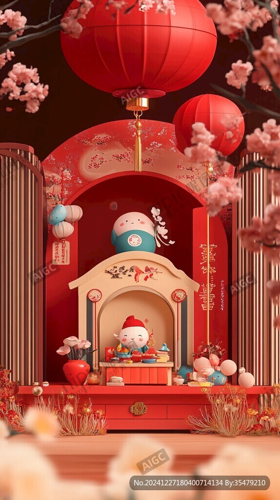 鼠年气氛造型