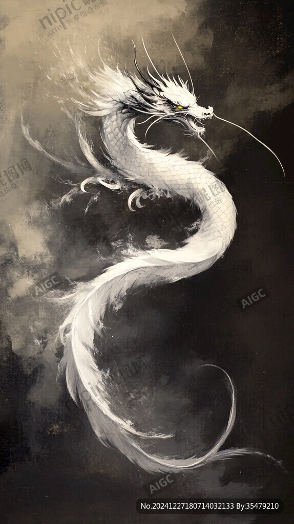 古风龙插画