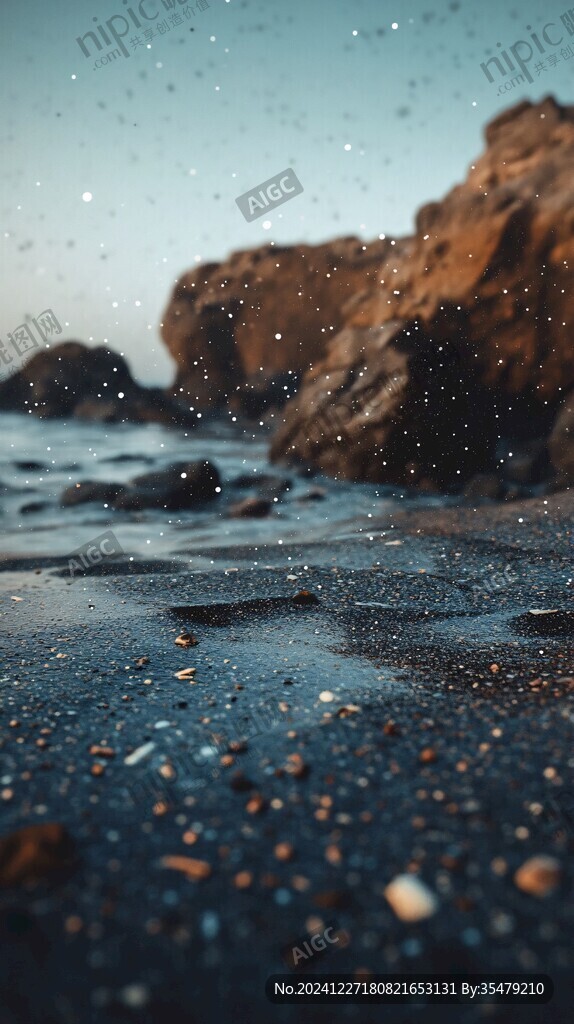 梦幻水底砂石