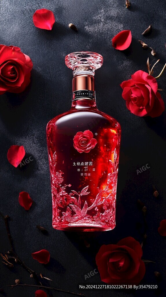 玫瑰酒包装
