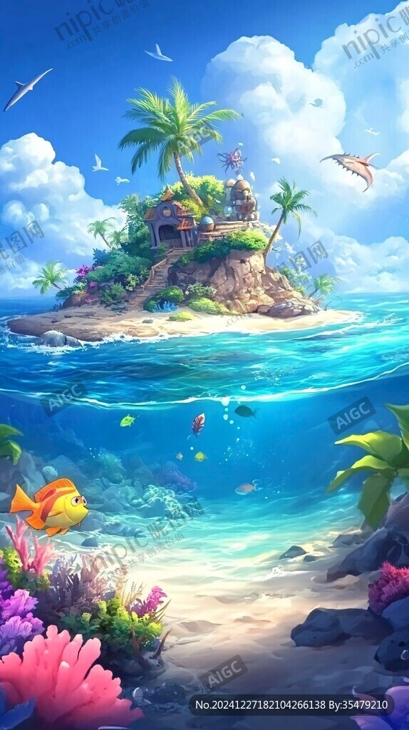 海底海边海岛