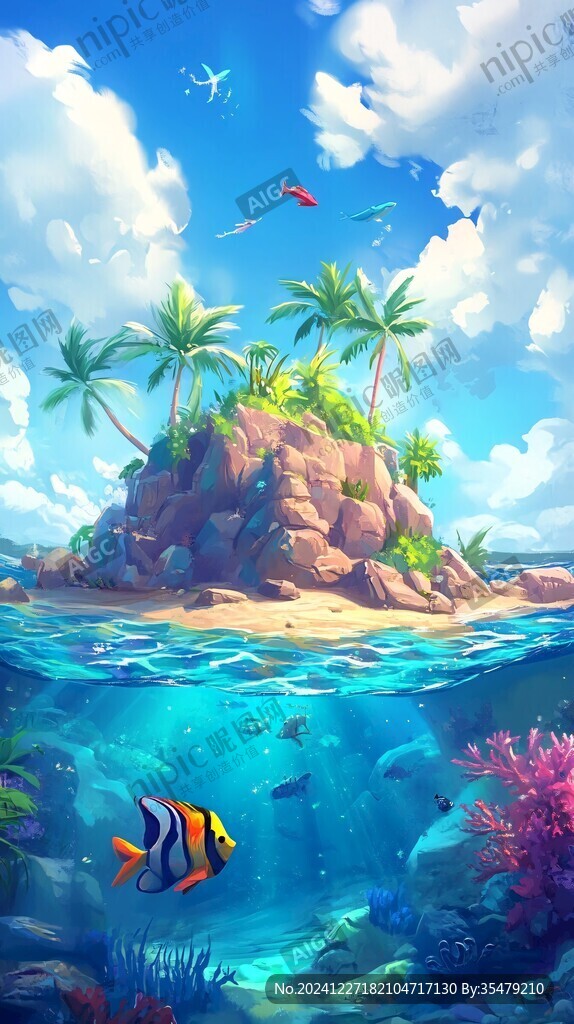 海底海边海岛