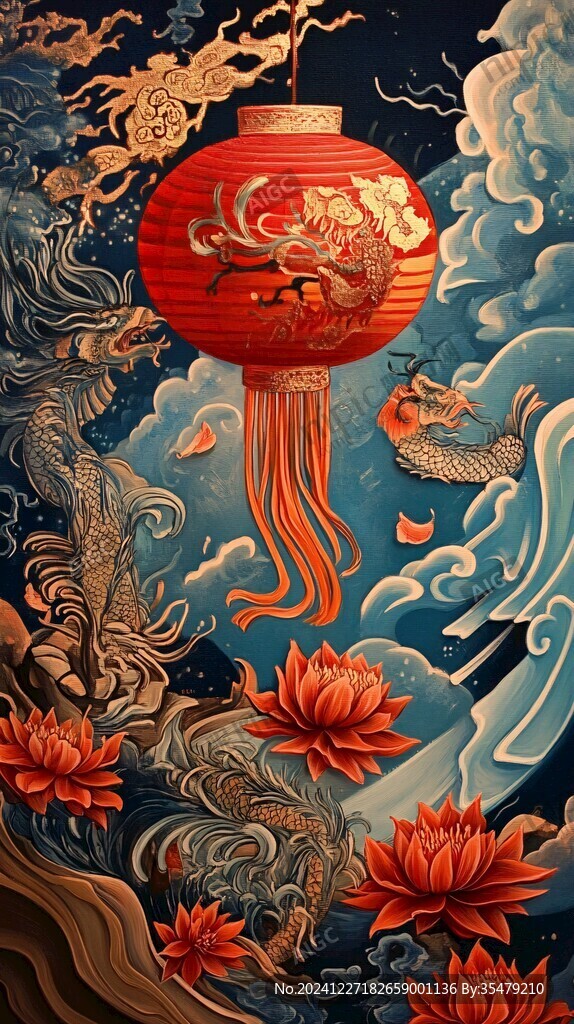凤凰包装插画
