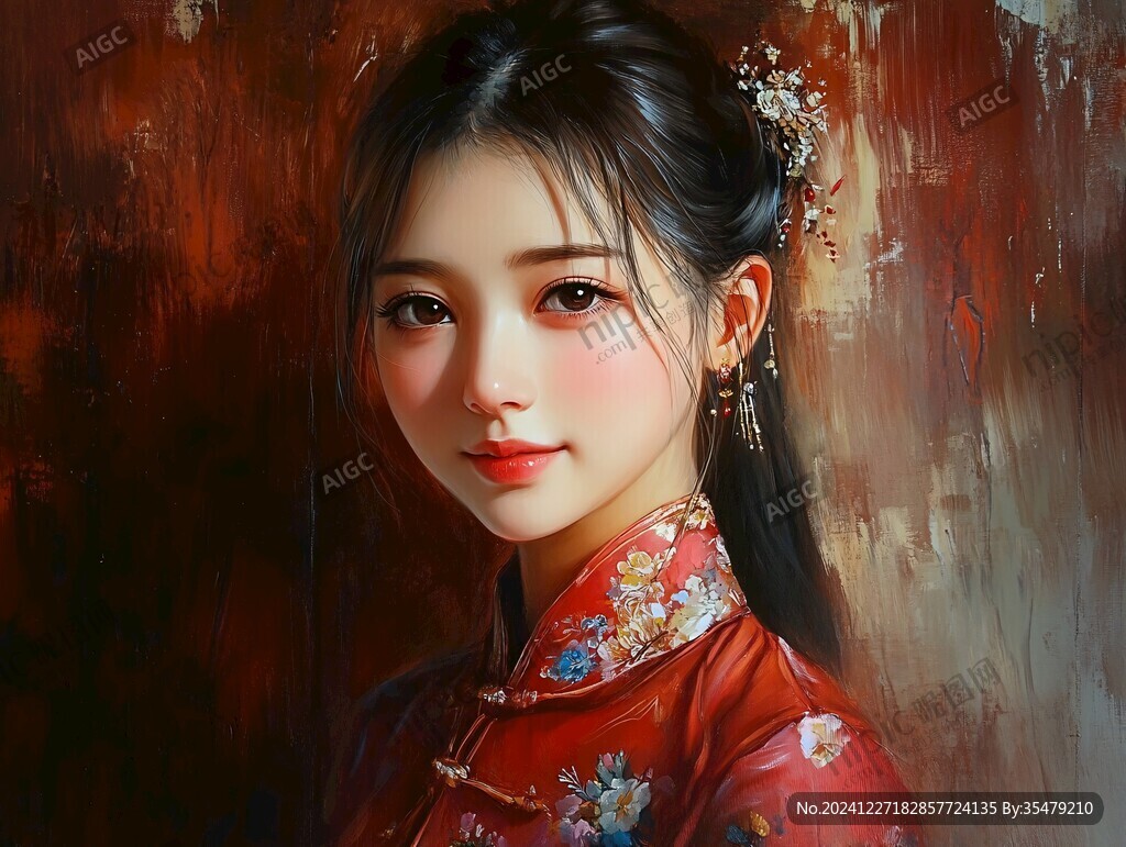 板绘人像