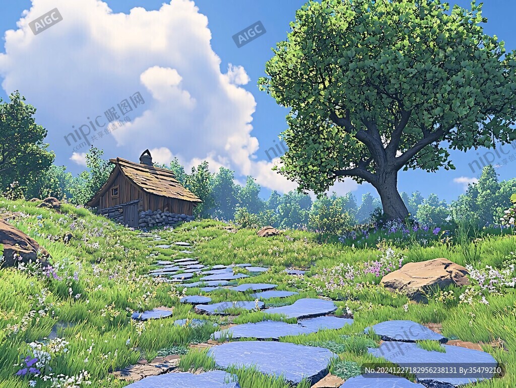 唯美农村场景