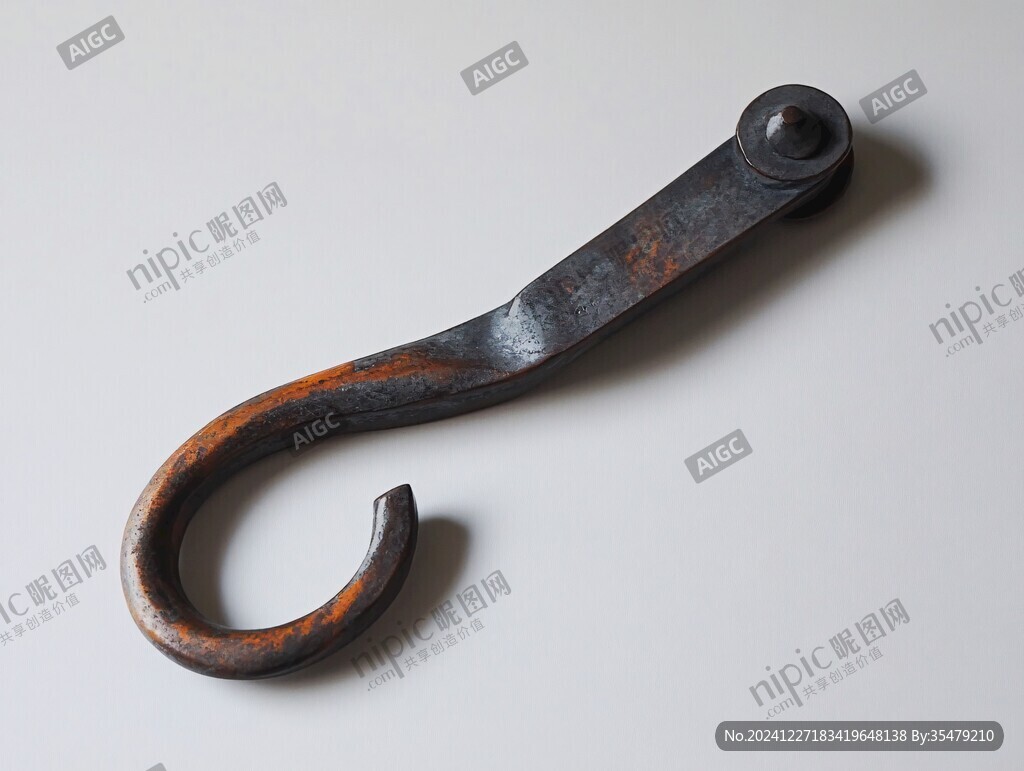 铜色置物勾