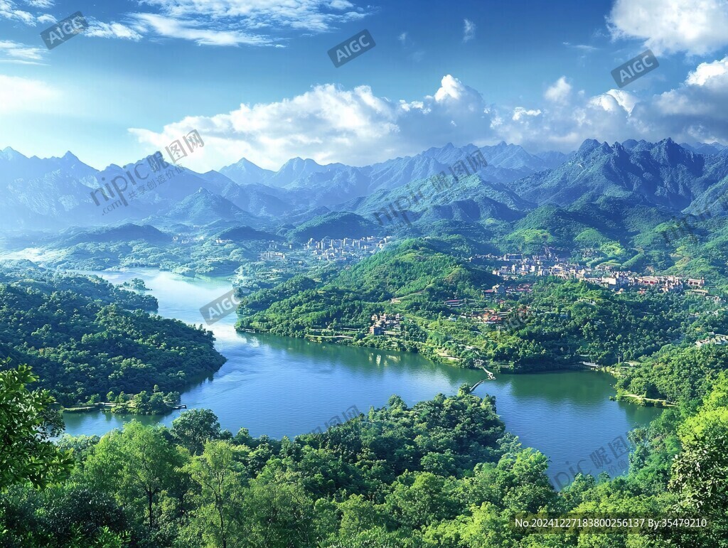 高清宽幅山水风光