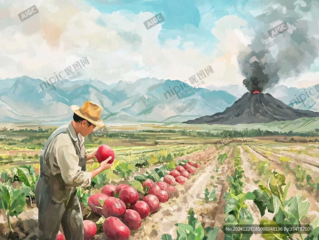 农人插画