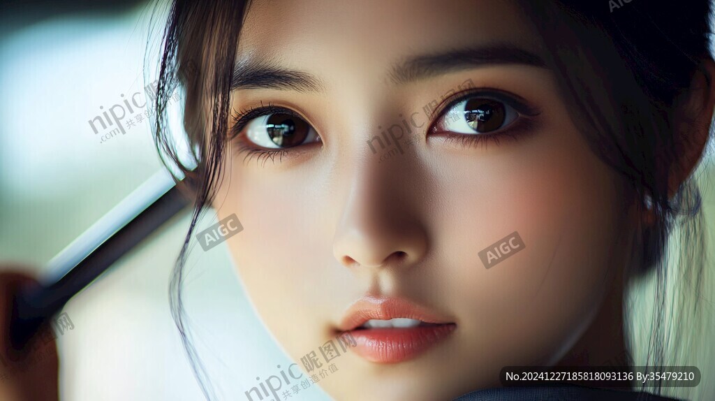 深邃眼神美女