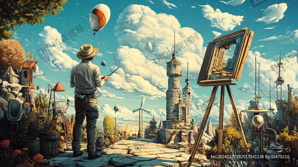 3d立体插画风格