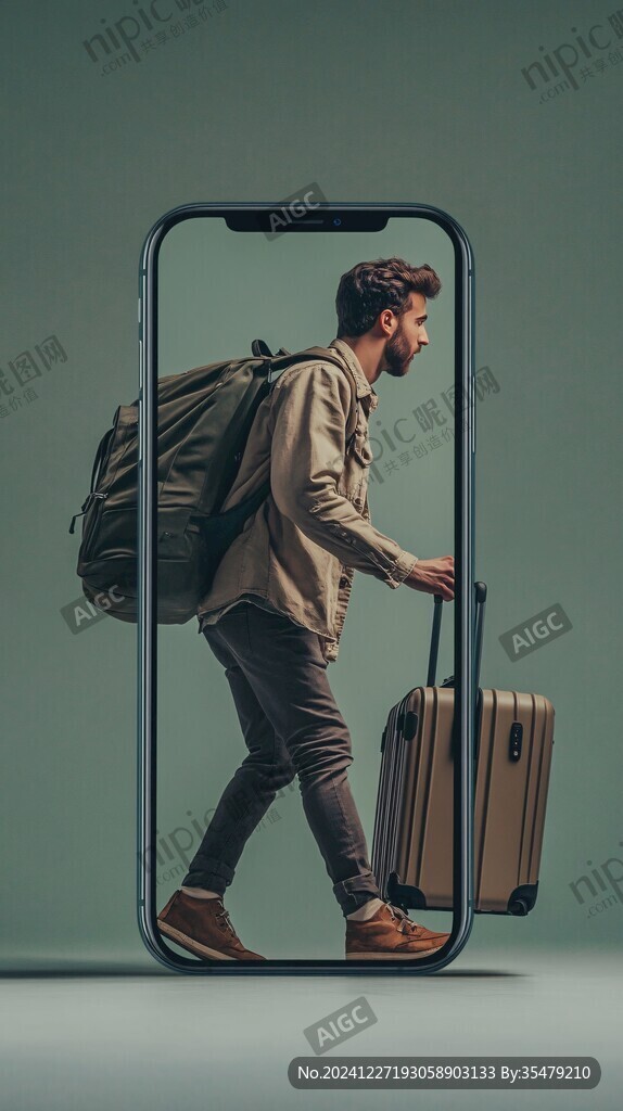 独自旅行拉杆箱