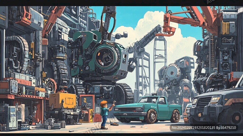 科幻题材插画