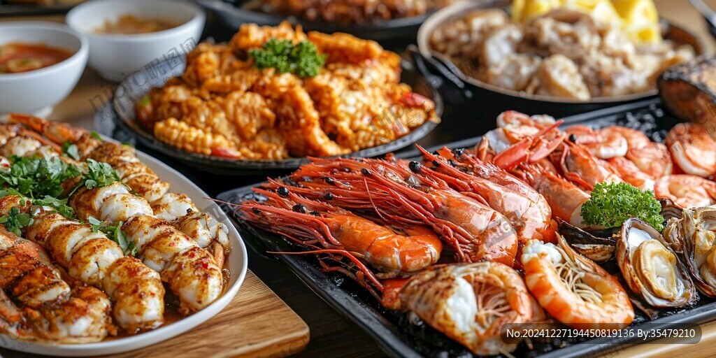 烤海鲜特拼