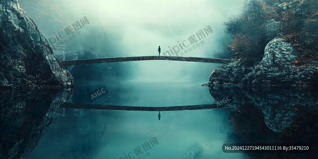 梦幻桥自然与桥
