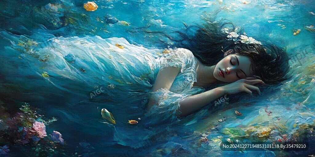 海底世界唯美女孩