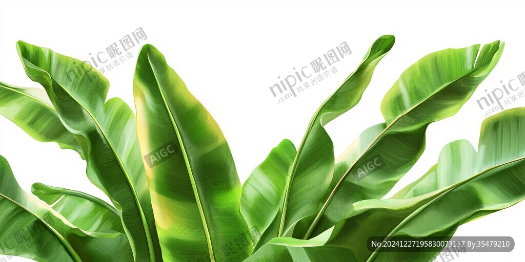 北欧风芭蕉叶
