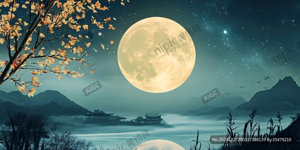 中秋唯美宽屏壁纸