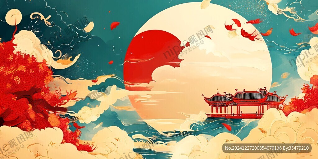 中式画风
