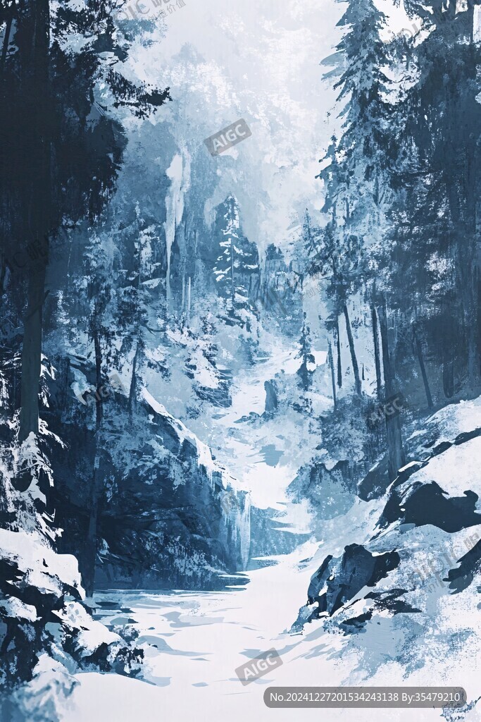 风景厚涂