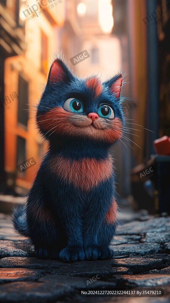 3d卡通猫咪