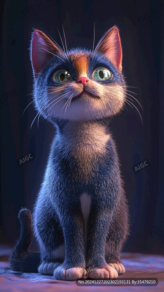 3d卡通猫咪